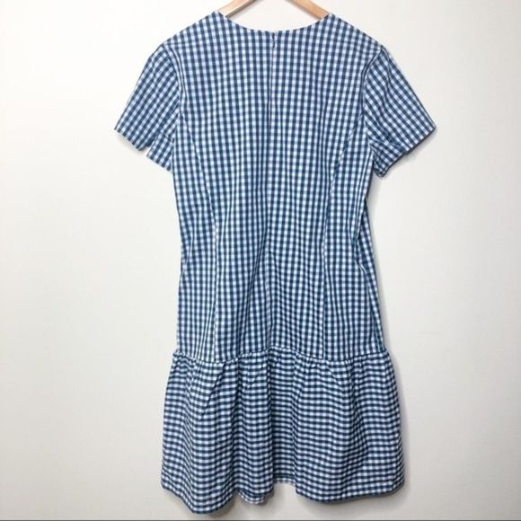 Universal Standard J. Crew Gingham Poplin Dress - Picture 5 of 6